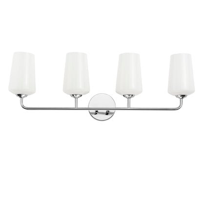 Progress Lighting P300545-015 Celino 4 light bath vanity wall light alternate front view