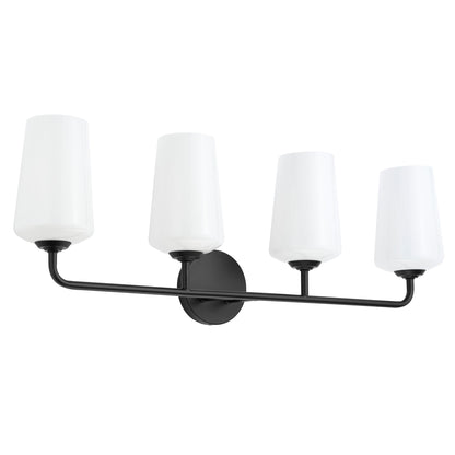 Progress Lighting P300545-031 Celino 4 light black bath vanity wall light