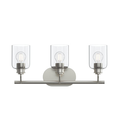 Progress Lighting P300567-009 Reines 3 Light 22.75 inch Brushed Nickel Bath Vanity Wall Light