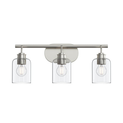 Progress Lighting P300567-009 Reines 3 Light 22.75 inch Brushed Nickel Bath Vanity Wall Light