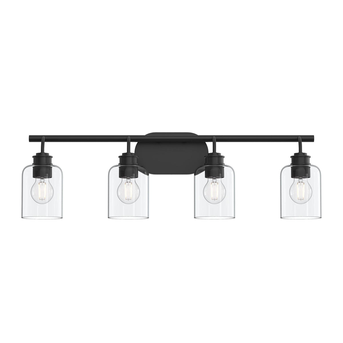 Progress Lighting P300568-31M Reines Matte Black Bath Vanity Wall Light - View 9