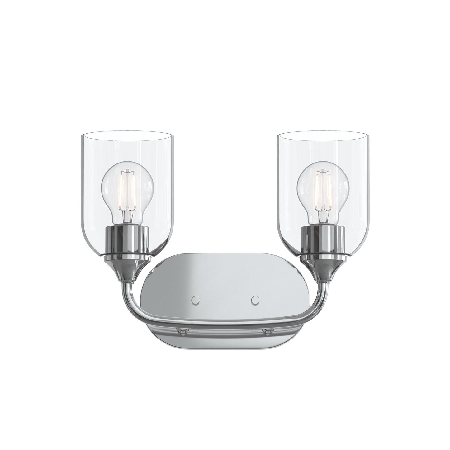 Progress Lighting P300572-015 Ilia 2 Light Polished Chrome Bath Vanity Wall Light - Image 9