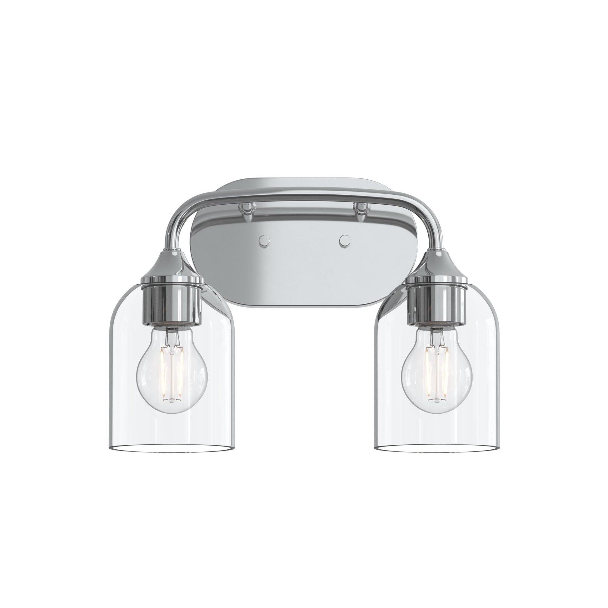 Progress Lighting P300572-015 Ilia 2 Light Polished Chrome Bath Vanity Wall Light - Image 8