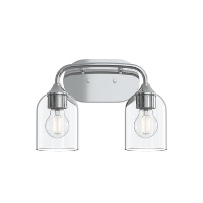 Progress Lighting P300572-015 Ilia 2 Light Polished Chrome Bath Vanity Wall Light - Image 8