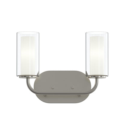 Progress Lighting P300575-009 Mack 2 Light 12.75 inch Brushed Nickel Bath Vanity Wall Light - Front View