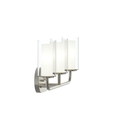 Progress Lighting P300576-009 Mack 3 Light Brushed Nickel Bath Vanity Wall Light