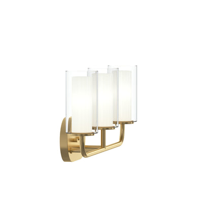 Progress Lighting P300576-191 Mack 3 Light 22.25 inch Brushed Gold Bath Vanity Wall Light