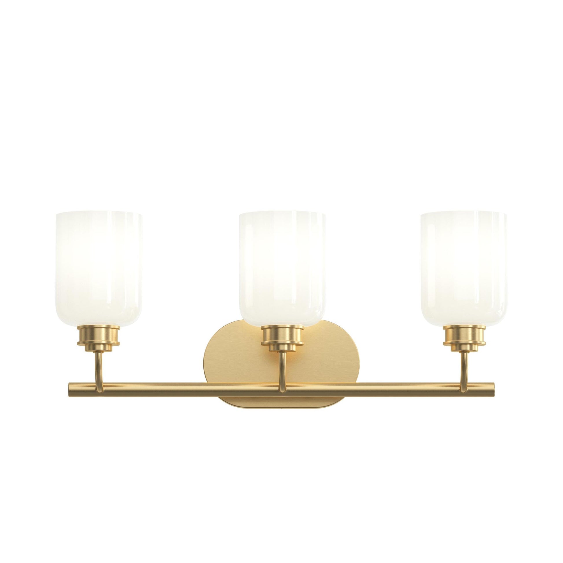 Progress Lighting P300579-191 Reines 3 Light Brushed Gold Bath Vanity Wall Light - View 9