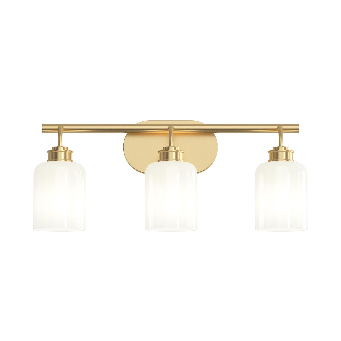 Progress Lighting P300579-191 Reines 3 Light Brushed Gold Bath Vanity Wall Light - View 8