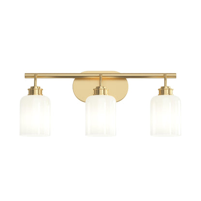 Progress Lighting P300579-191 Reines 3 Light Brushed Gold Bath Vanity Wall Light - View 8
