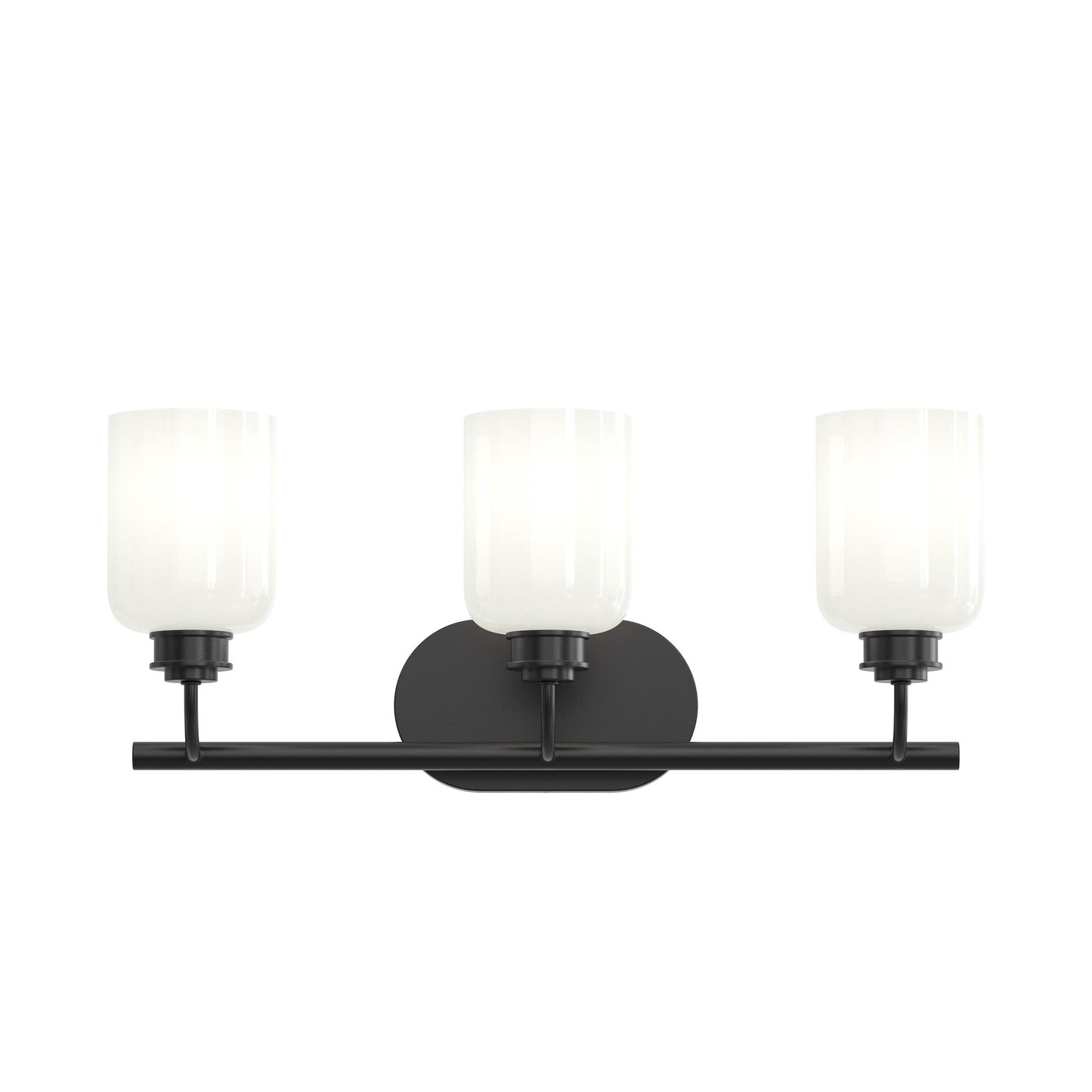 Progress Lighting P300579-31M Reines 3 Light 22.75 inch Matte Black Bath Vanity Wall Light