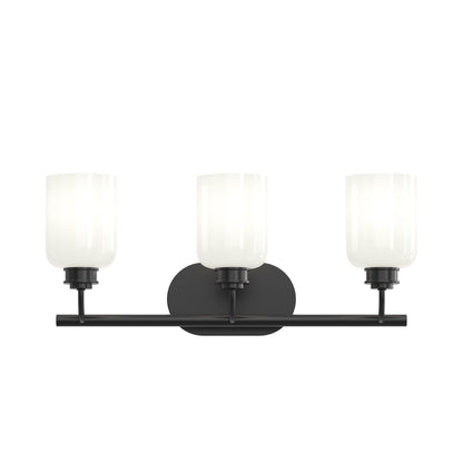 Progress Lighting P300579-31M Reines 3 Light 22.75 inch Matte Black Bath Vanity Wall Light