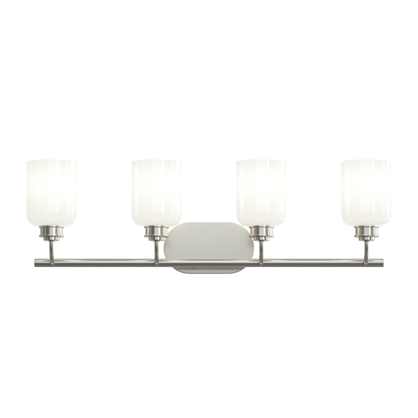 Progress Lighting P300580-009 Reines 4 Light 31.75 inch Brushed Nickel Bath Vanity Wall Light