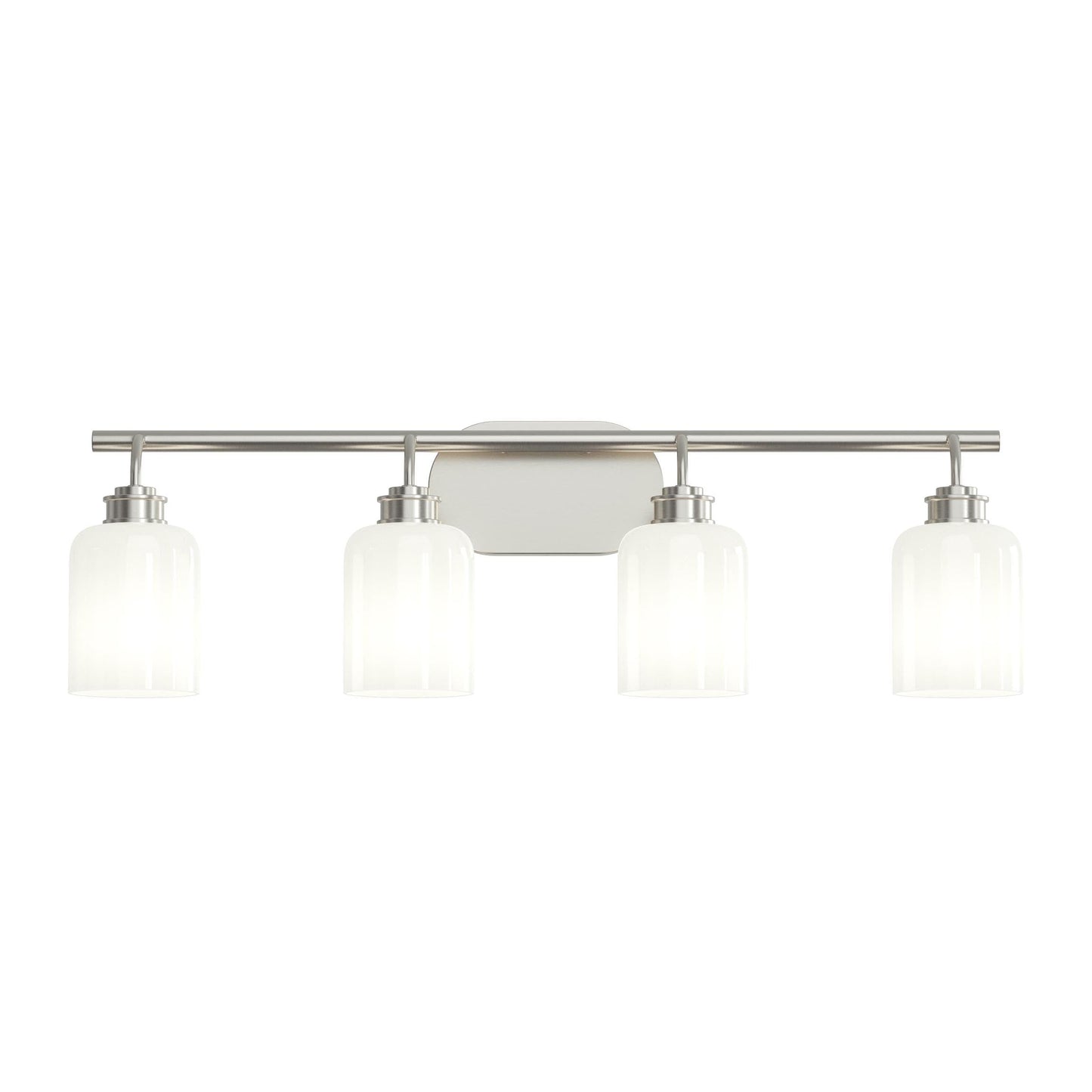 Progress Lighting P300580-009 Reines 4 Light 31.75 inch Brushed Nickel Bath Vanity Wall Light