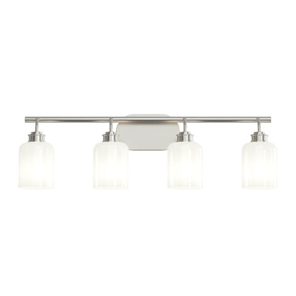 Progress Lighting P300580-009 Reines 4 Light 31.75 inch Brushed Nickel Bath Vanity Wall Light