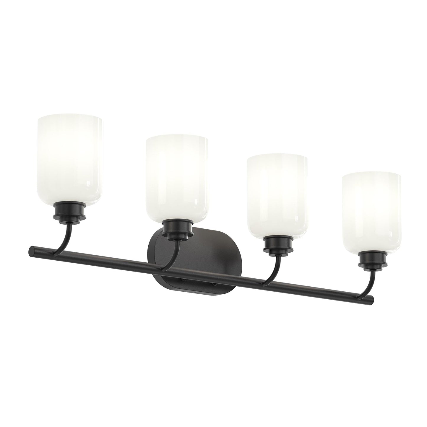 Progress Lighting P300580-31M Reines 4 Light Matte Black Bath Vanity Wall Light - Main Product Image