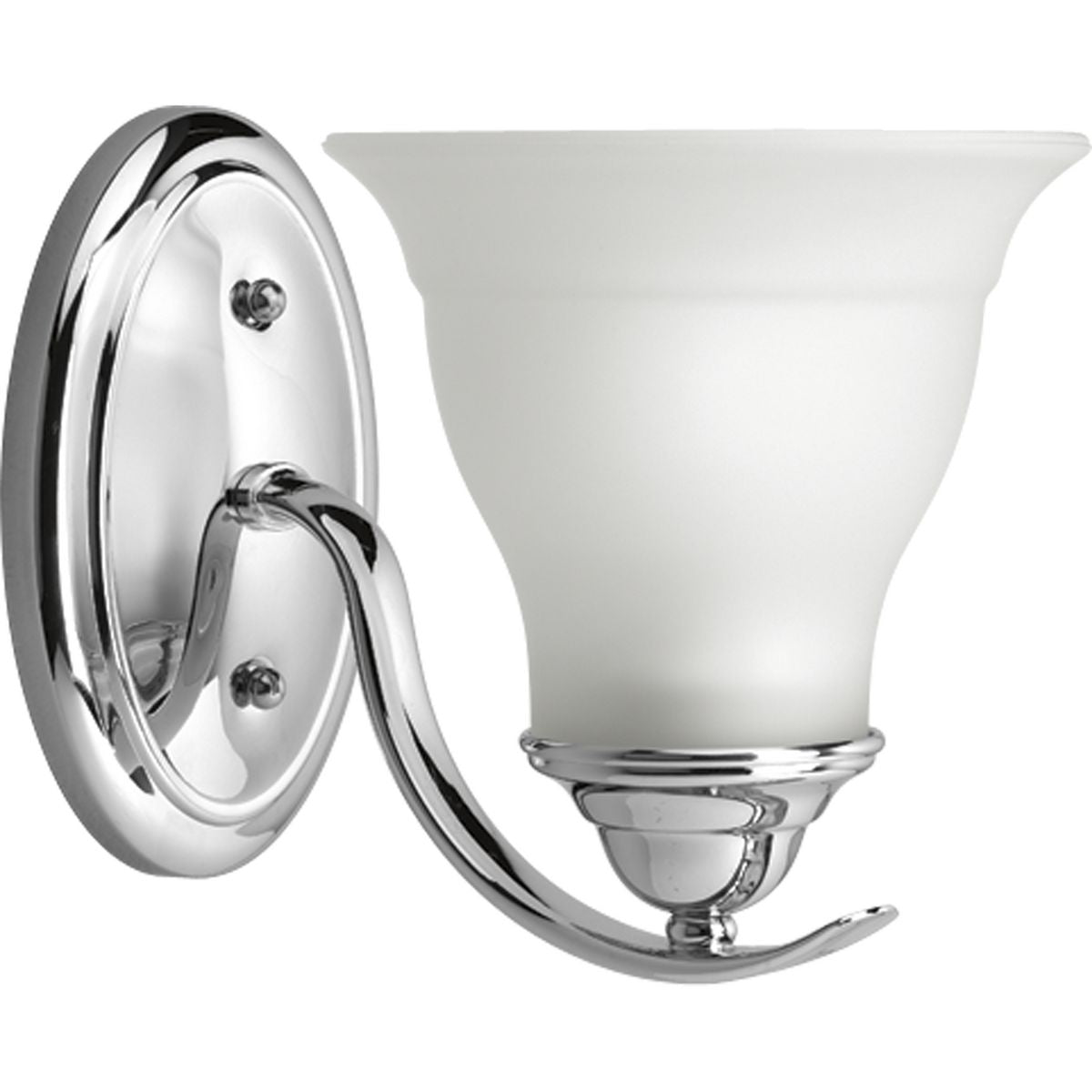 Progress Lighting Trinity 1 light polished chrome bath vanity wall light