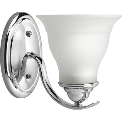 Progress Lighting Trinity 1 light polished chrome bath vanity wall light