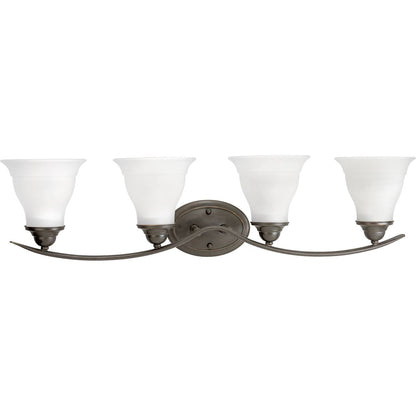 Progress Lighting Trinity 4 light antique bronze bath vanity wall light