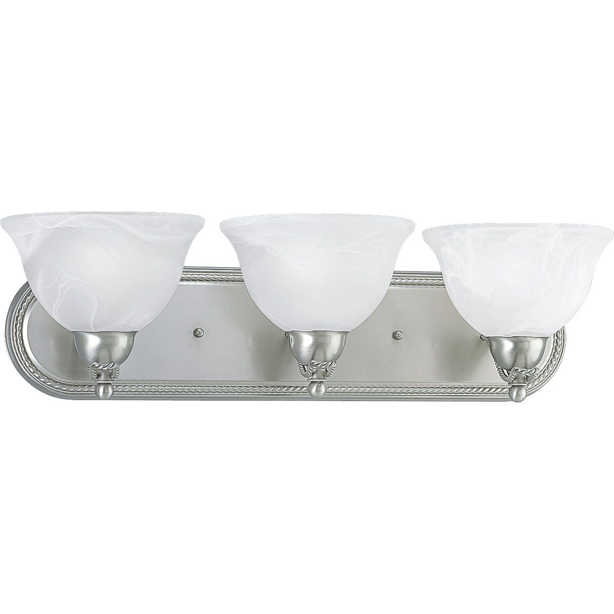 Progress Lighting P3268-09 Avalon 3 Light Brushed Nickel Bath Vanity Wall Light