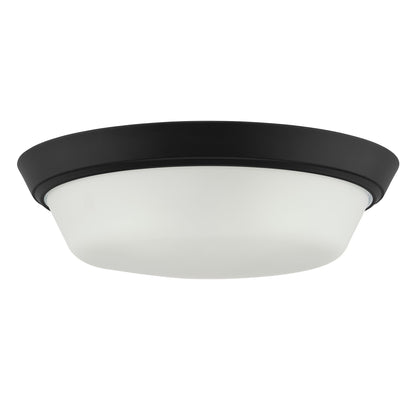 Progress Lighting P350304-031 Edessa 3 Light 16 inch Black Flush Mount Ceiling Light