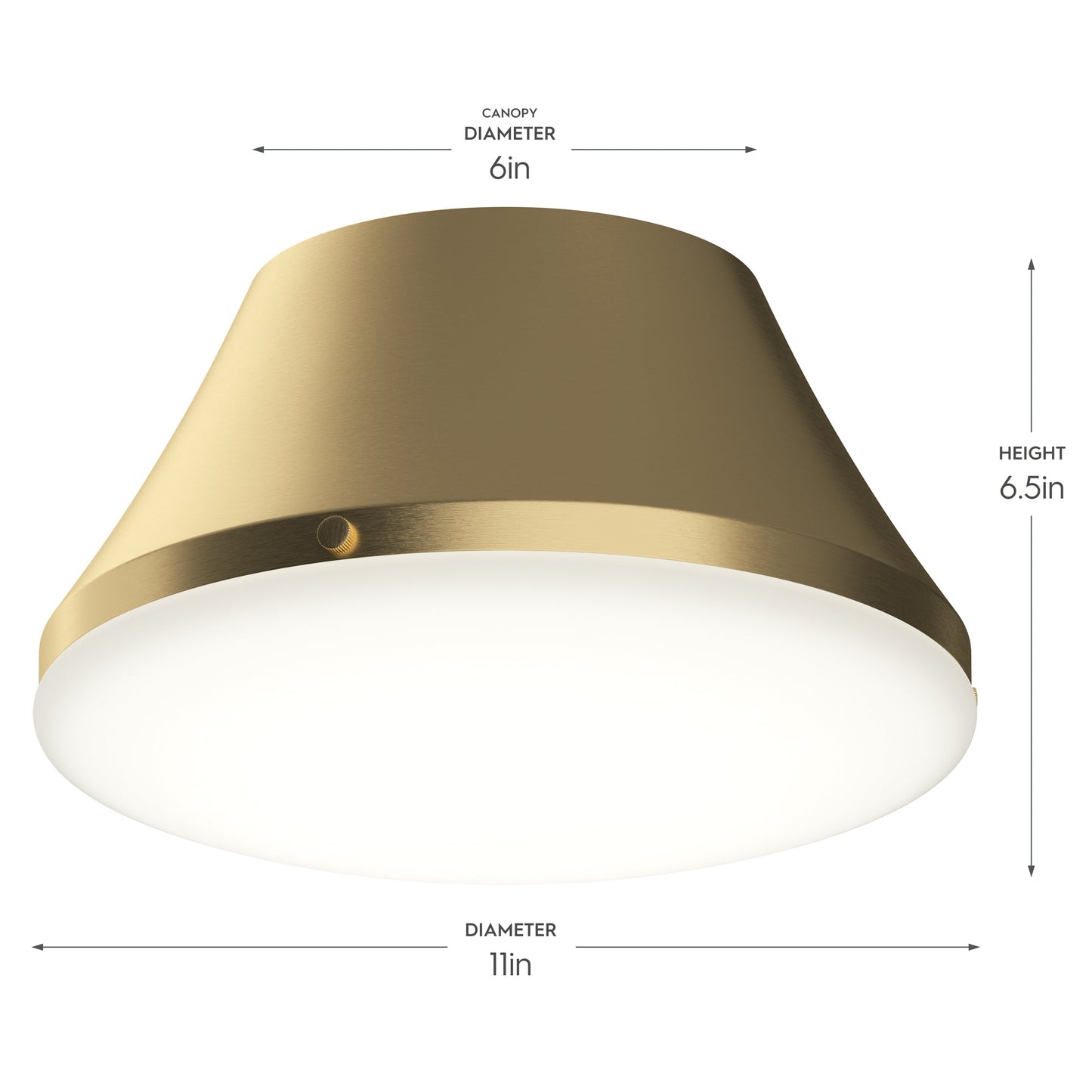 Progress Lighting P350305-191 Avra Flush Mount - Dimensions: 11in Diameter, 6.5in Height, 6in Canopy Diameter