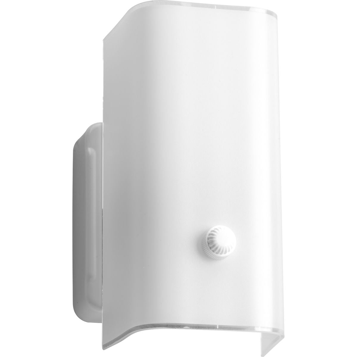 Progress Lighting P3813-30 Channel Bath 1 Light White Bath Vanity Wall Light