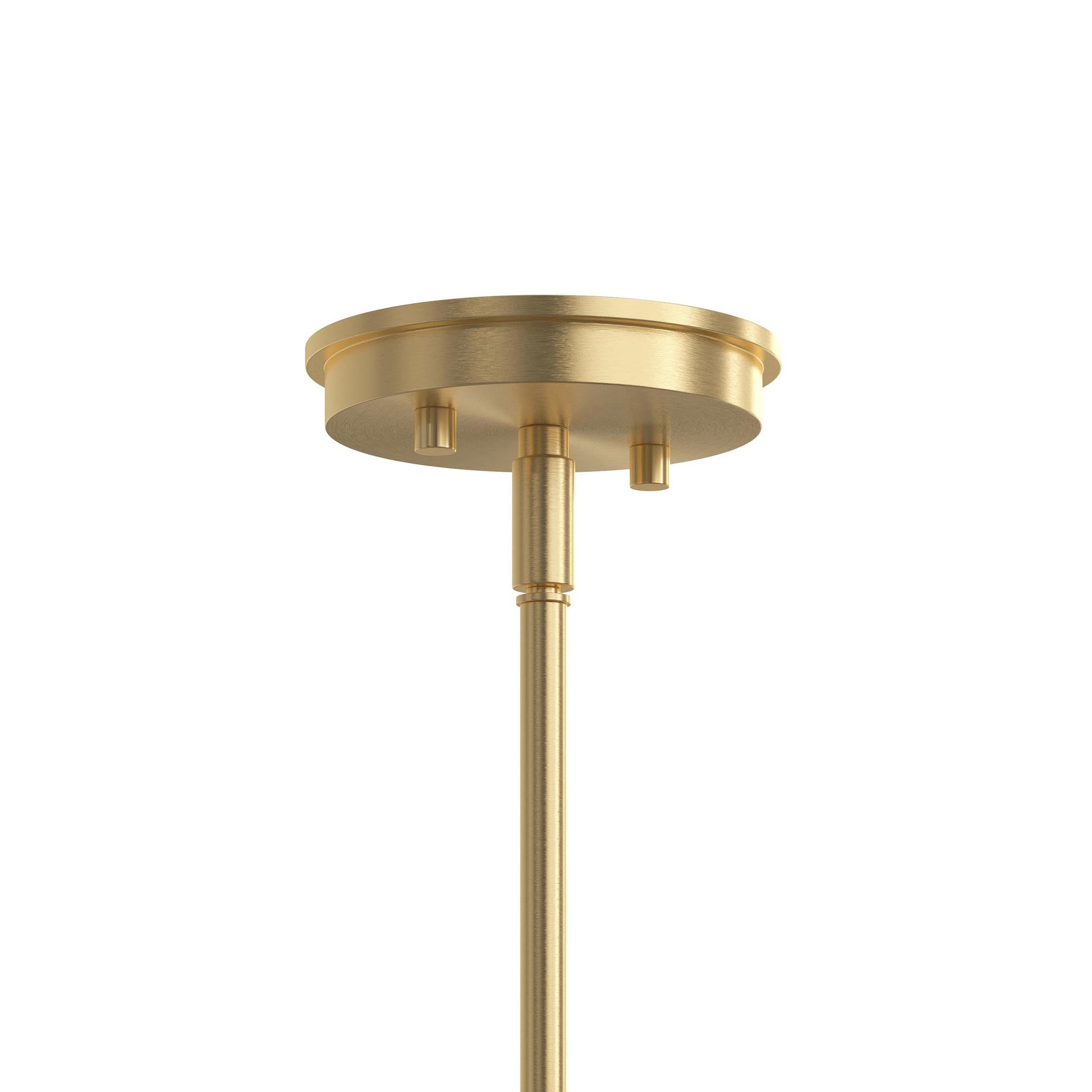 Progress Lighting P400448-191 Reines Chandelier Brushed Gold canopy detail view