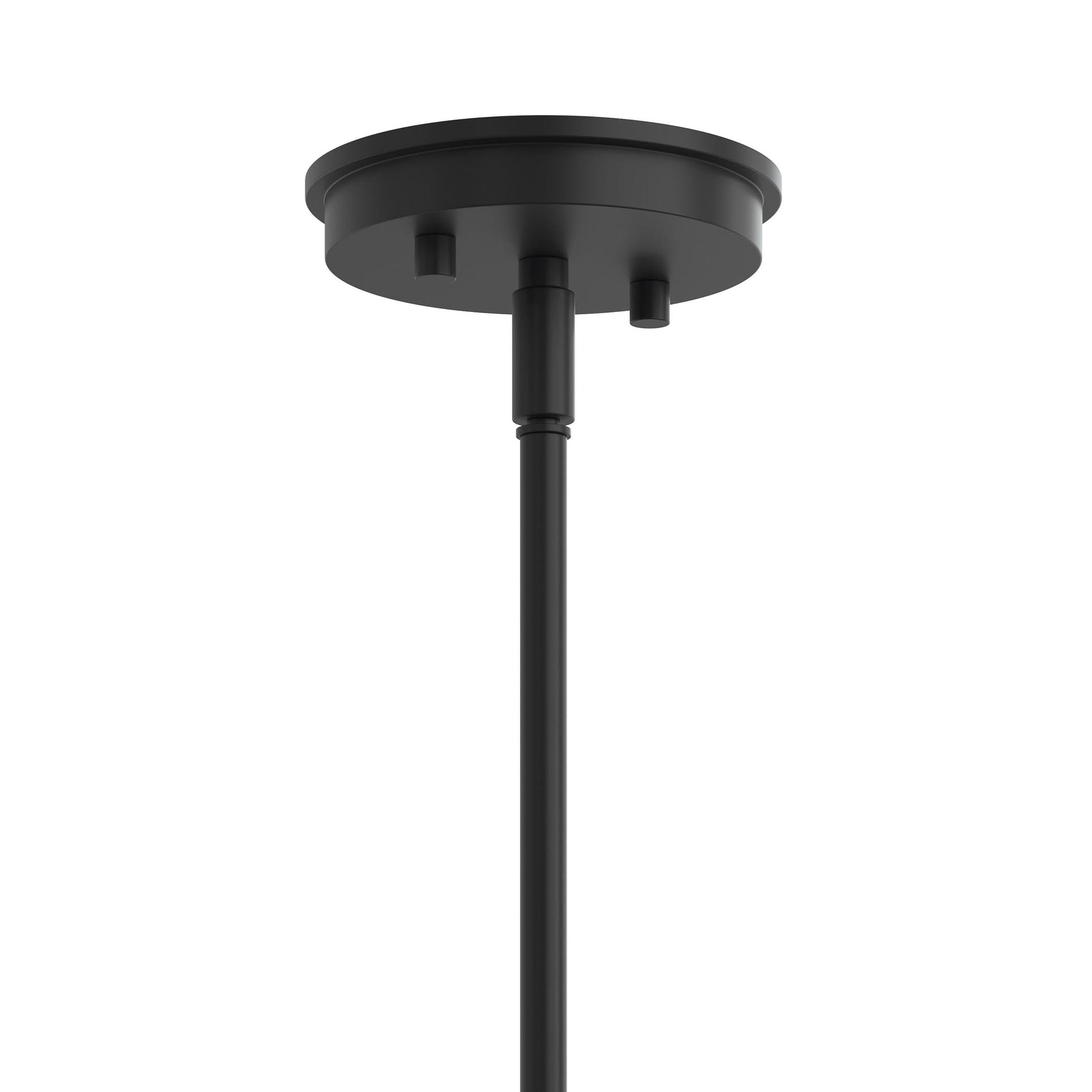 Progress Lighting P400449-31M Reines 9-Light Matte Black Chandelier - Canopy Detail