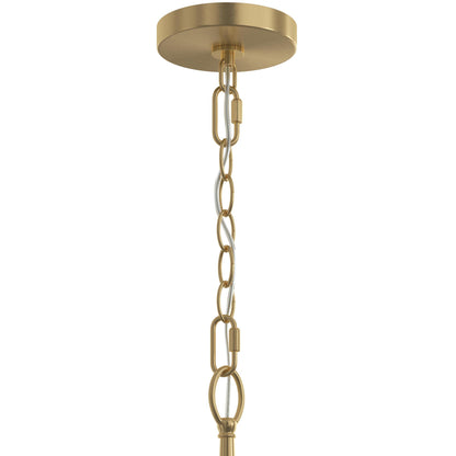 Progress Lighting P400453-191 Jheni 4 Light 26 Inch Brushed Gold Chandelier Ceiling Light