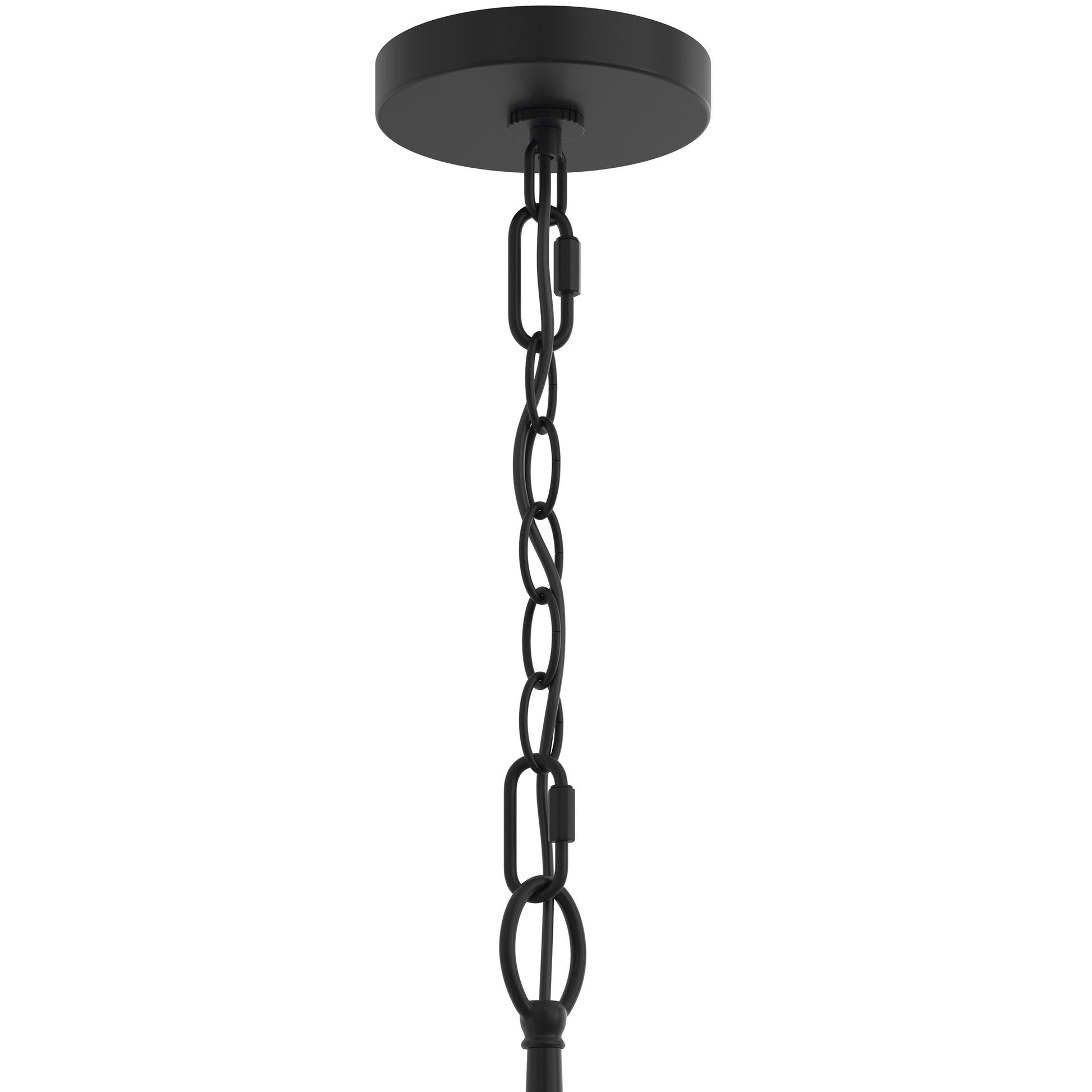 Progress Lighting P400453-31M Jheni 4 Light Matte Black Chandelier - Image 7