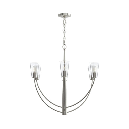 Progress Lighting P400454-009 Jheni Brushed Nickel Chandelier - View 8