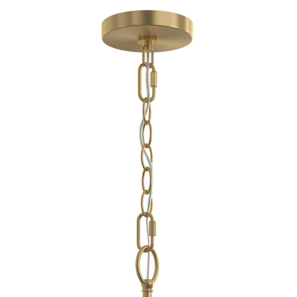 Progress Lighting P400457-191 Jheni Brushed Gold Chandelier additional view