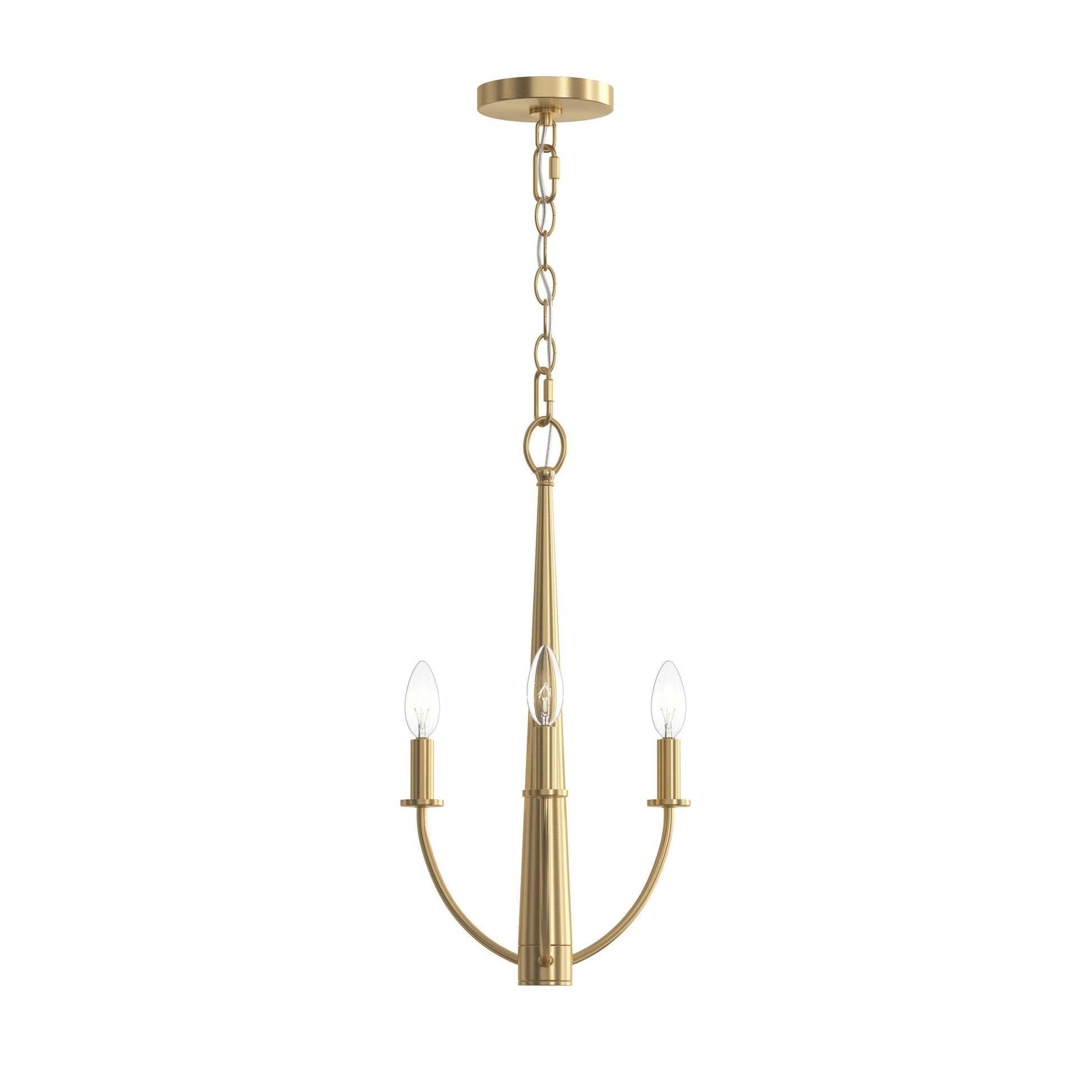 Progress Lighting P400457-191 Jheni Brushed Gold Chandelier additional view
