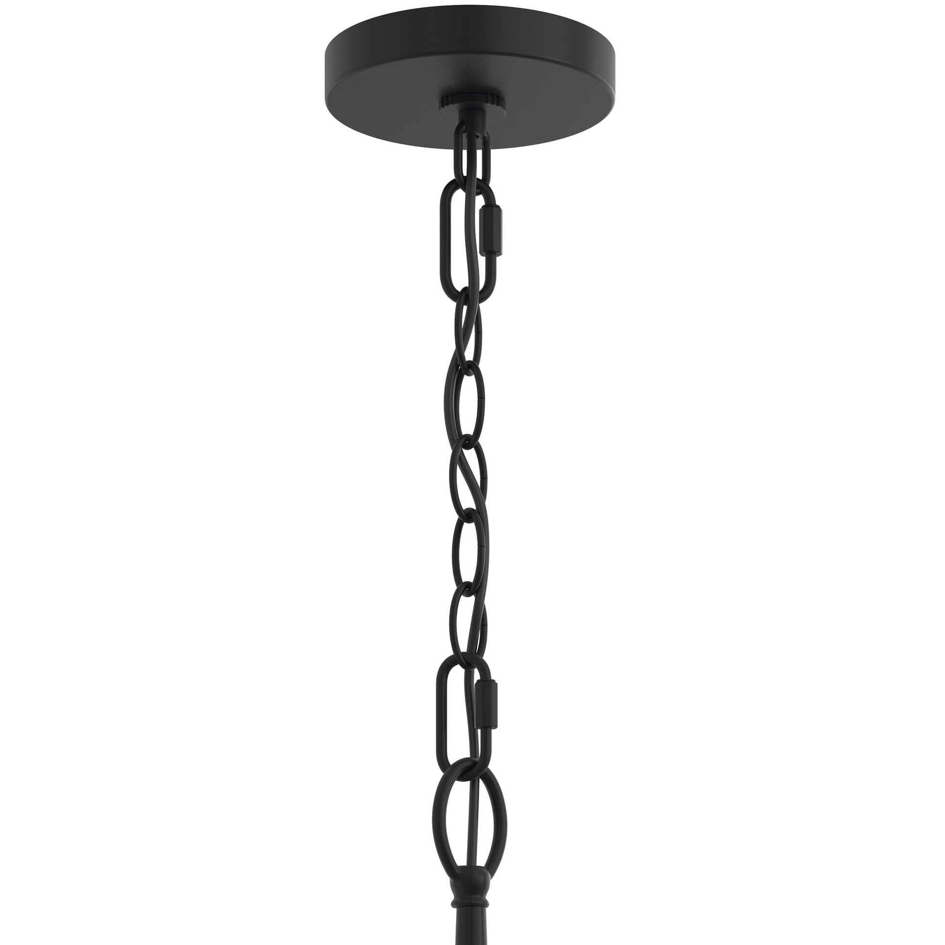 Progress Lighting P400458-31M Jheni Matte Black Chandelier - Image 8