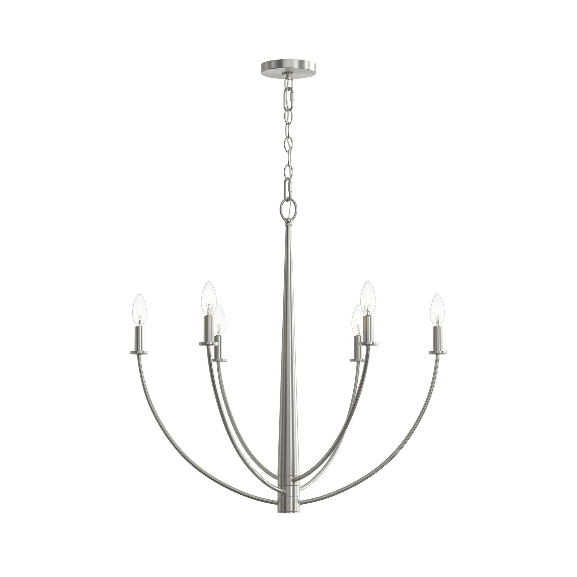 Progress Lighting P400459-009 Jheni Brushed Nickel Chandelier - Additional View 9