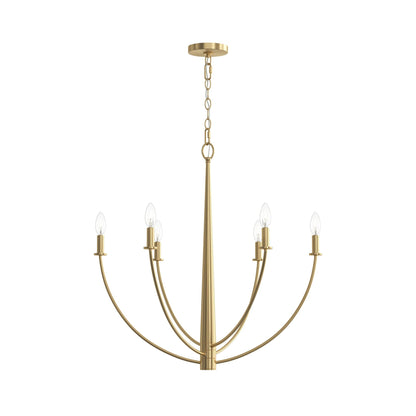 Progress Lighting P400459-191 Jheni Brushed Gold Chandelier - Alternate View 9