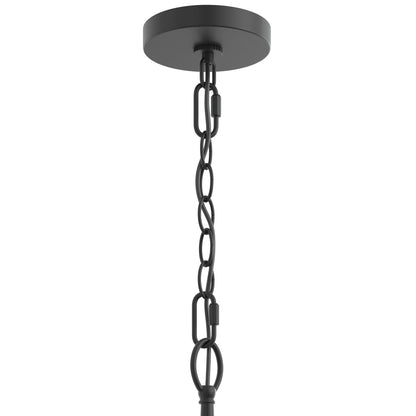Progress Lighting P400459-31M Jheni 6 Light 28 inch Matte Black Chandelier Ceiling Light