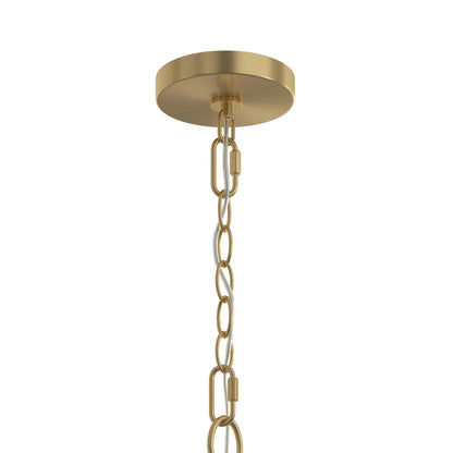 Progress Lighting P400460-191 Jheni 6 Light Brushed Gold Chandelier - Image 8