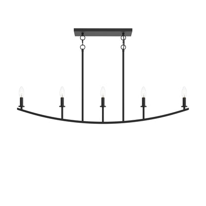 Progress Lighting P400461-31M Jheni Matte Black Linear Chandelier - Image 9