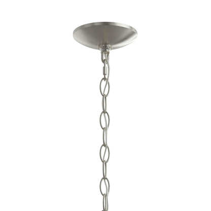 Progress Lighting P400465-009 Ilia 9-Light Brushed Nickel Chandelier - Detail View
