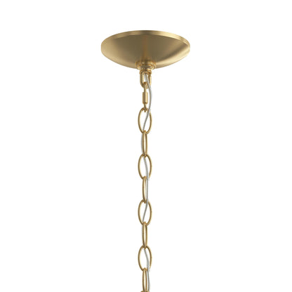 Progress Lighting P400465-191 Ilia 9 Light 34.25 inch Brushed Gold Chandelier Ceiling Light