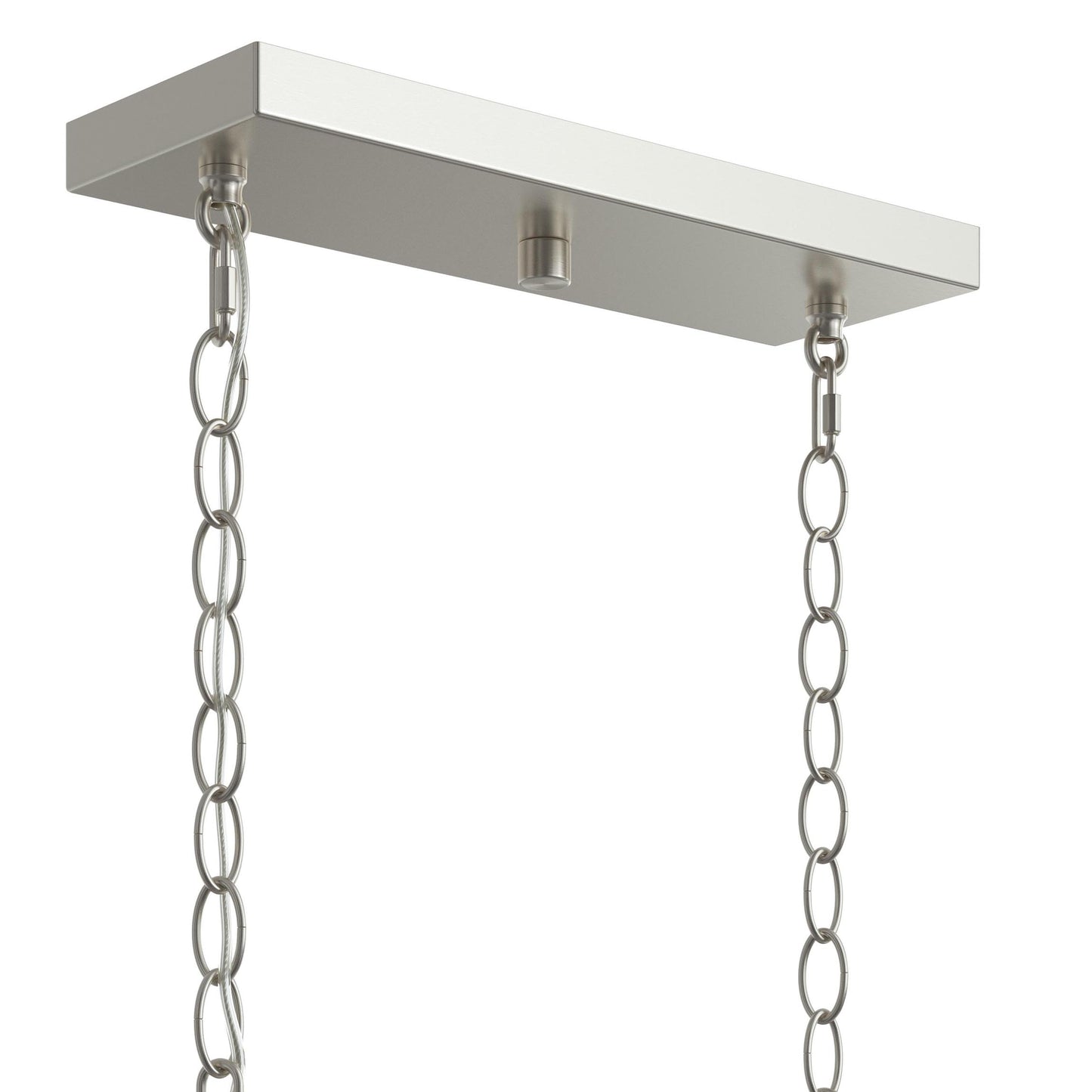 Progress Lighting P400466-009 Ilia 6-Light Brushed Nickel Linear Chandelier Additional View