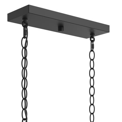 Progress Lighting P400466-31M Ilia Matte Black Linear Chandelier - Additional View 8