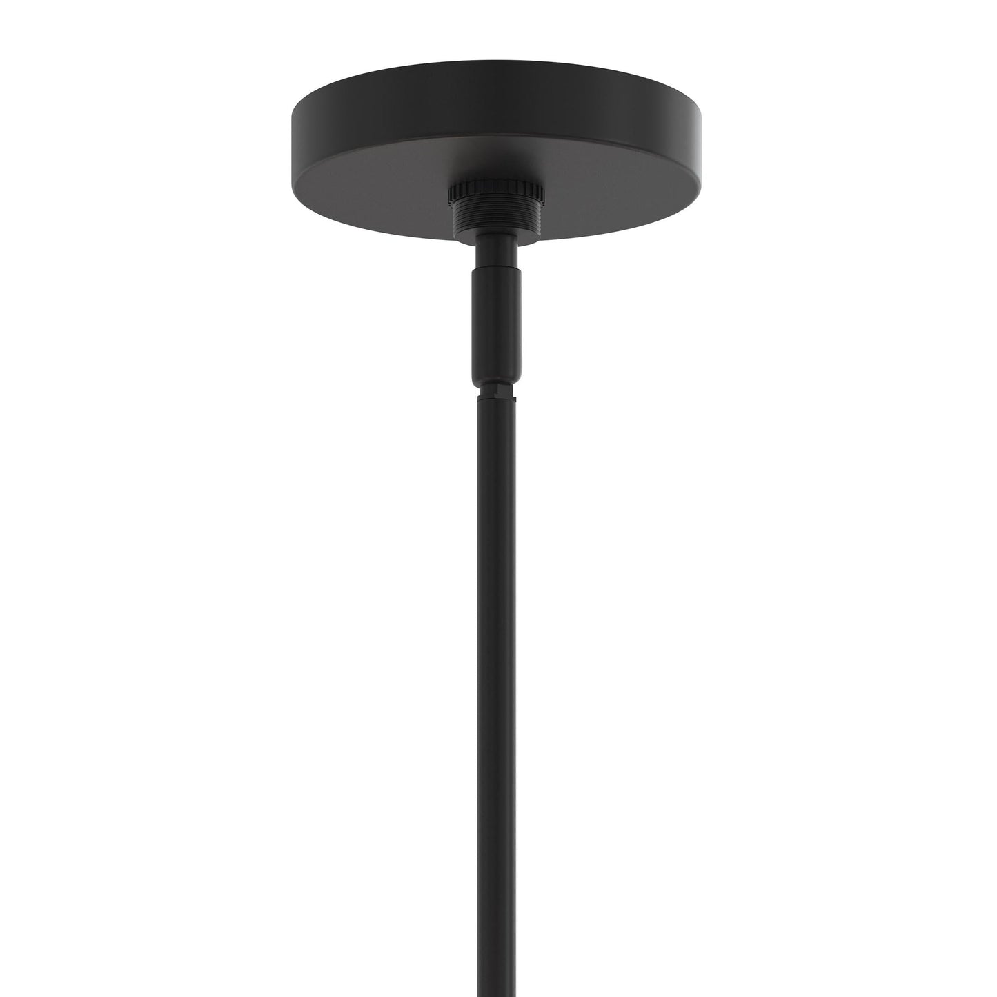 Progress Lighting P400469-31M Rigsby 6 Light 36 Inch Matte Black Chandelier Ceiling Light