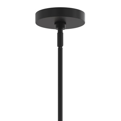 Progress Lighting P400469-31M Rigsby 6 Light 36 Inch Matte Black Chandelier Ceiling Light