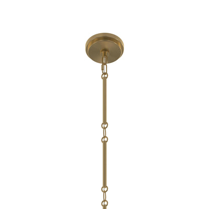 Progress Lighting P400474-191 Pilar 9 Light 40 inch Brushed Gold Chandelier