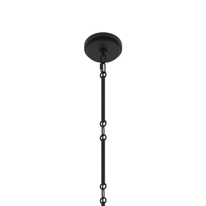Progress Lighting P400474-31M Pilar 9 Light Matte Black Chandelier