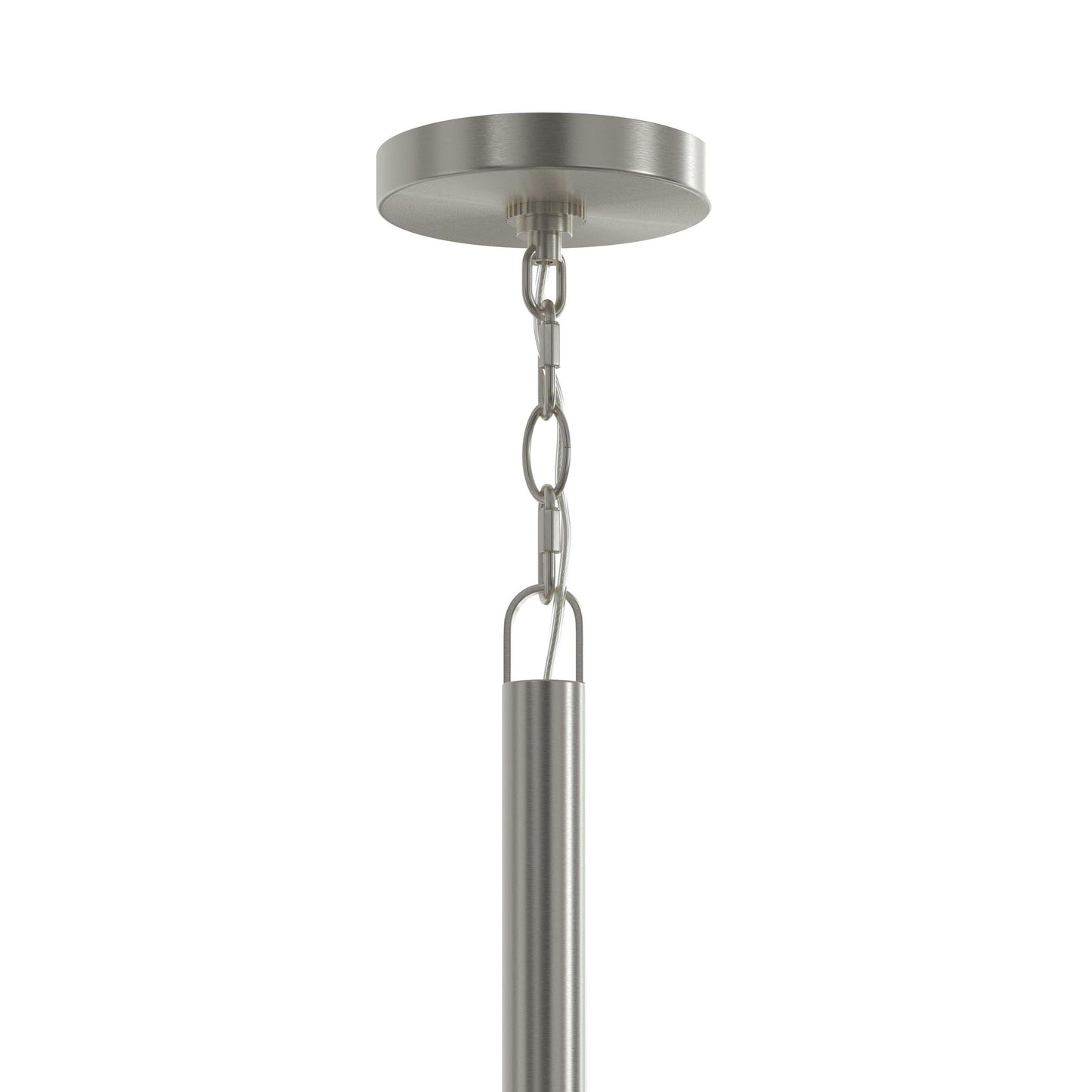 Progress Lighting P400475-009 Mack 5 Light 28 inch Brushed Nickel Chandelier Ceiling Light
