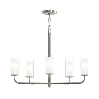 Progress Lighting P400475-009 Mack 5 Light Brushed Nickel Chandelier front view